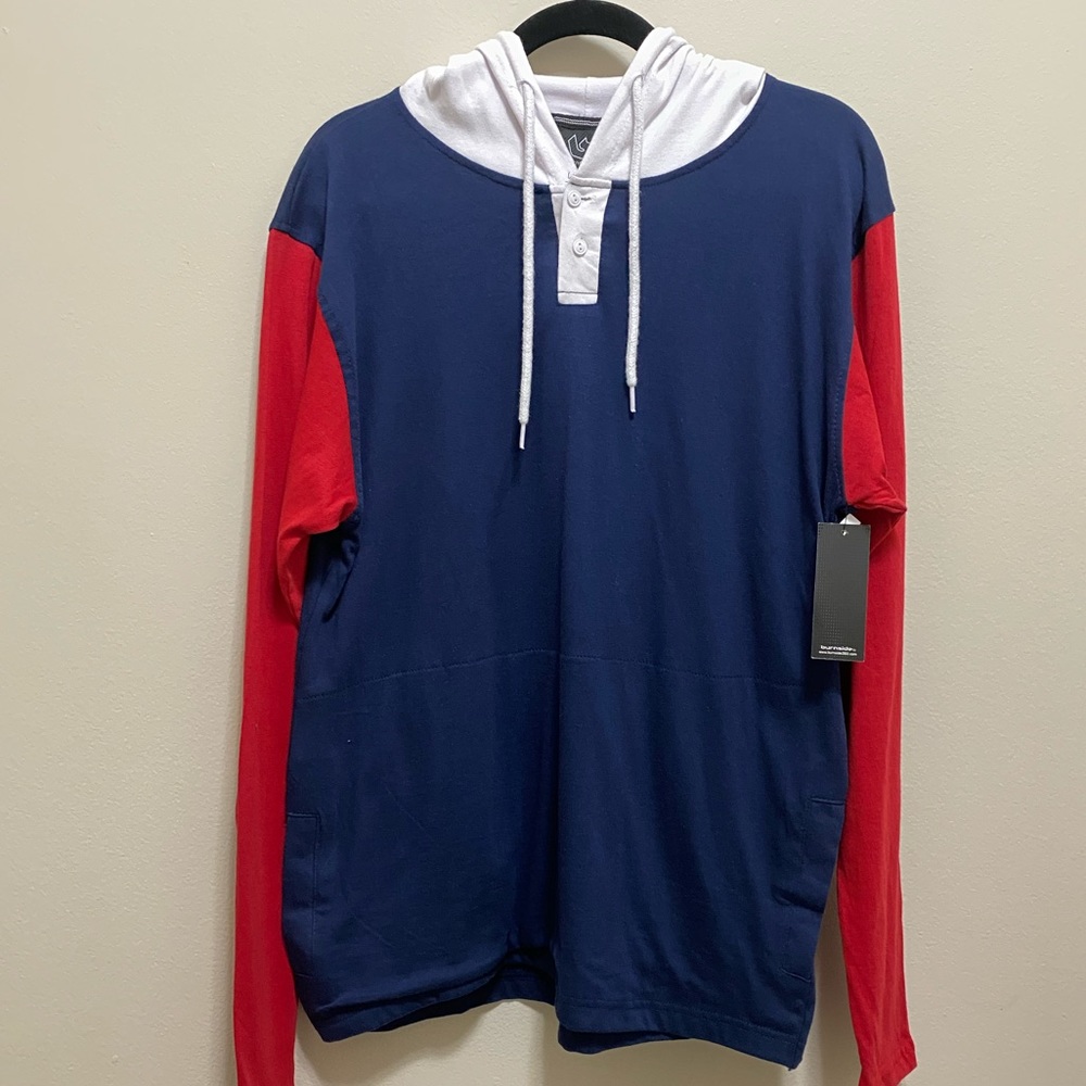 Men’s Burnside Pullover Hoodie Shirt NWT